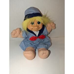 Vintage 12" Russ Troll Kid Doll Sailor Costume Rare Original Outfit